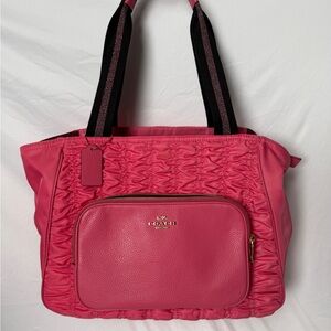 Coach Fuchsia Tote Bag